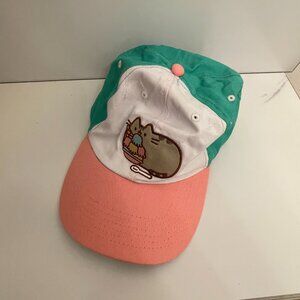 Pusheen The Cat Cap Hat Embroidered Logo Buckle Closure